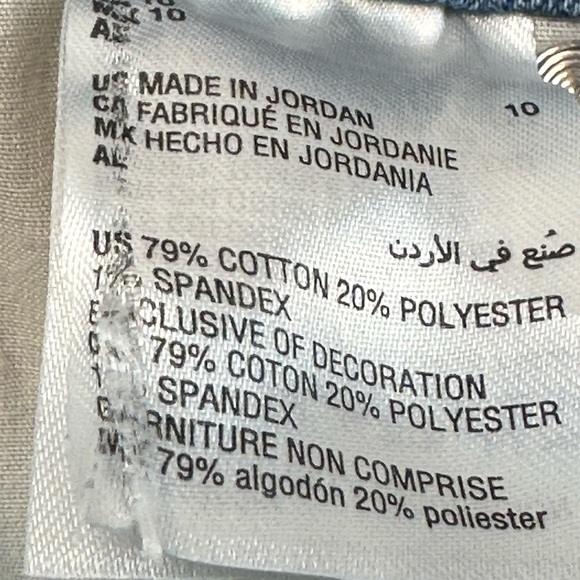 Style & Co High Rise Straight Leg Jeans - Light Wash Blue - size 10 - Picture 8 of 9